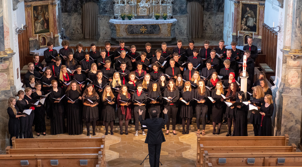 Die Schwäbische Chorakademie, das überregionale Jugendensemble des Chorverbands Bayerisch-Schwaben.