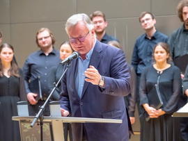 Auszeichnung: Verleihung der Otto-Jochum Medaille sowie der Staatlichen Anerkennung als Chorleiter*in im Laienmusizieren (Foto: Peter Mößmer)