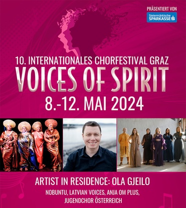 Voices of Spirit 2022 (Grafik: Chorverband Steiermark)