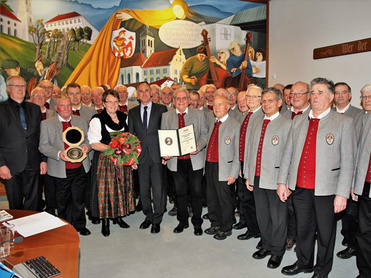 Rupert Filser, Josef Schrägle, Helga Waibel und Dr. Wolfgang Hell