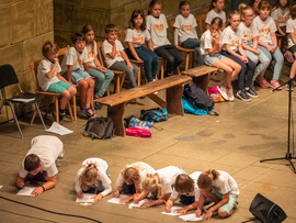 Chorklassentreffen: Singen aus voller Kehle (Foto: Peter Mößmer)